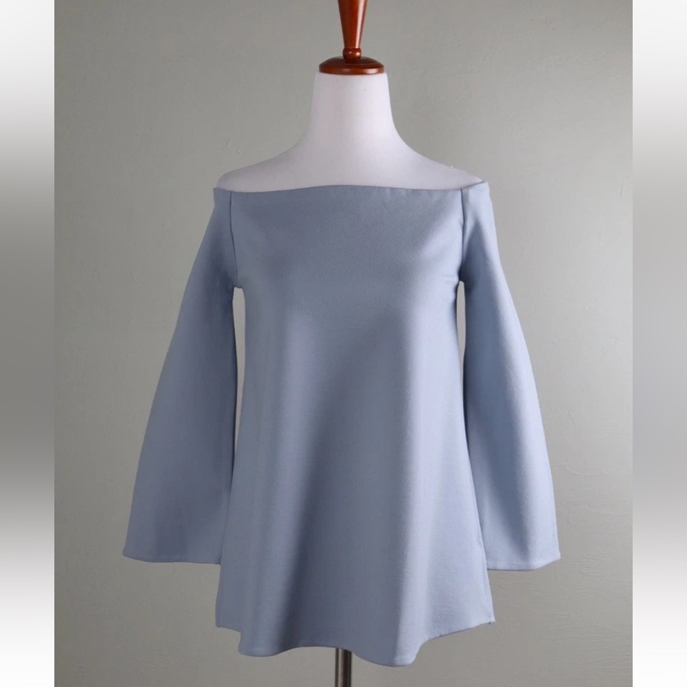 TUCKERNUCK $228 Miranda Ponte Knit Stretch Off The Shoulder Top Size Small